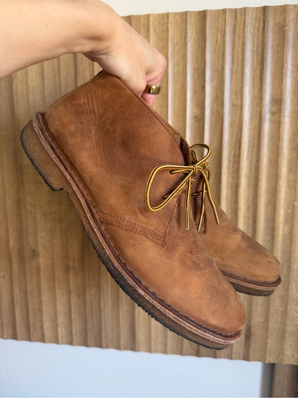 Astorflex Brown Leather Chukka Boots - Sz 11 - Picture 2 of 9